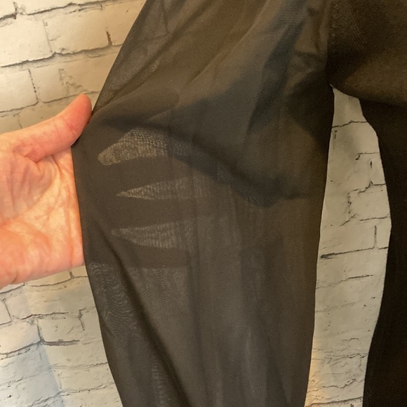 Adrianna Papell NWT Funnel Neck Sweater long sheer sleeves XS office workwear - Picture 10 of 16